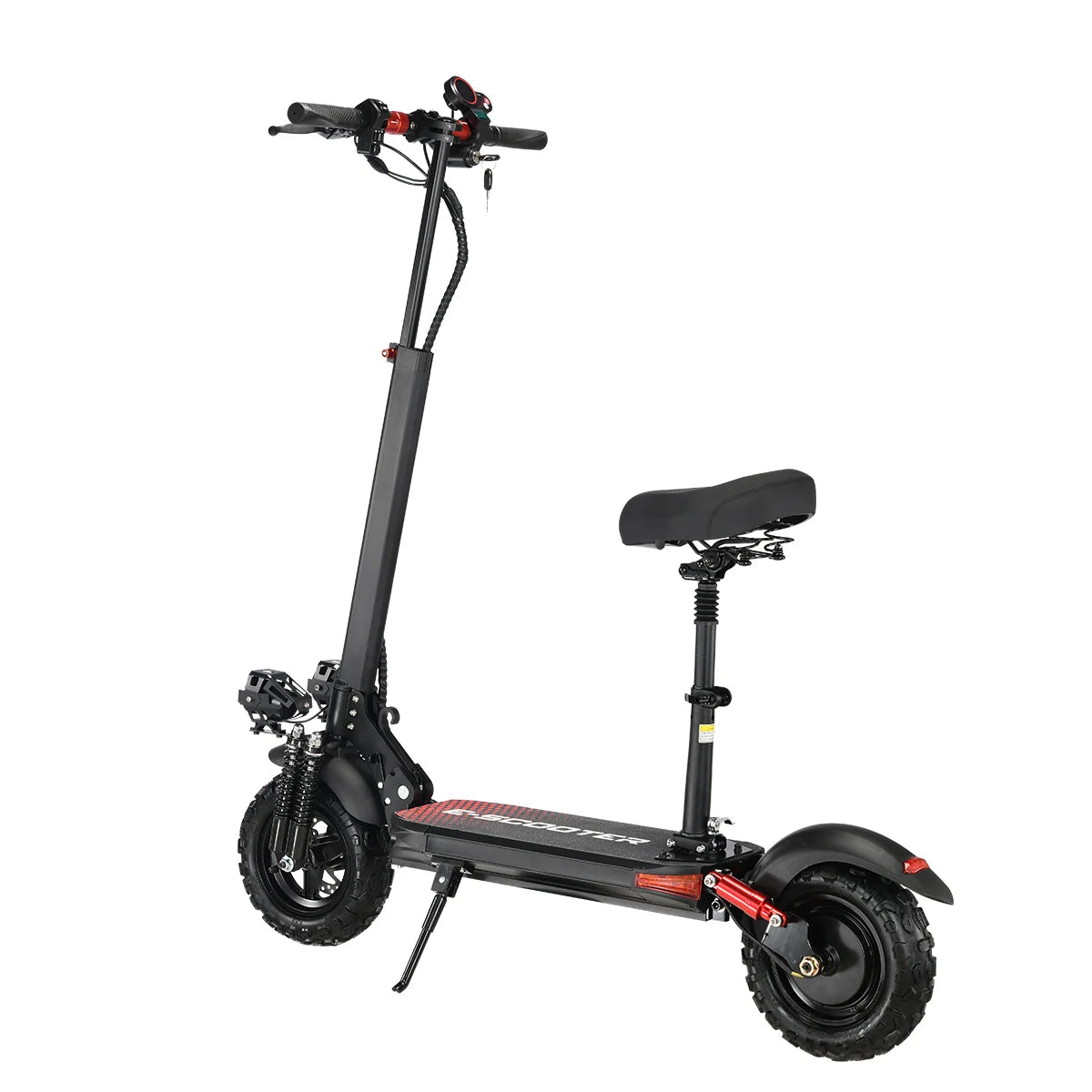 1200W Powerful Electric Scooter 48V 21Ah 31Mph 31-37Miles Range 11'' Tires Dual Shock Absorbing Folding EScooter - Kathy's Sporting Goods