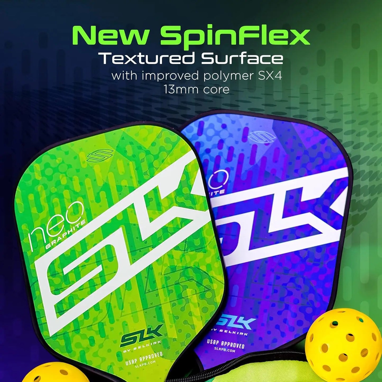 Selkirk Pickleball Paddles | Featuring a Multilayer Fiberglass and Graphite Pickleball Paddle Face | SX3 Honeycomb - Kathy's Sporting Goods