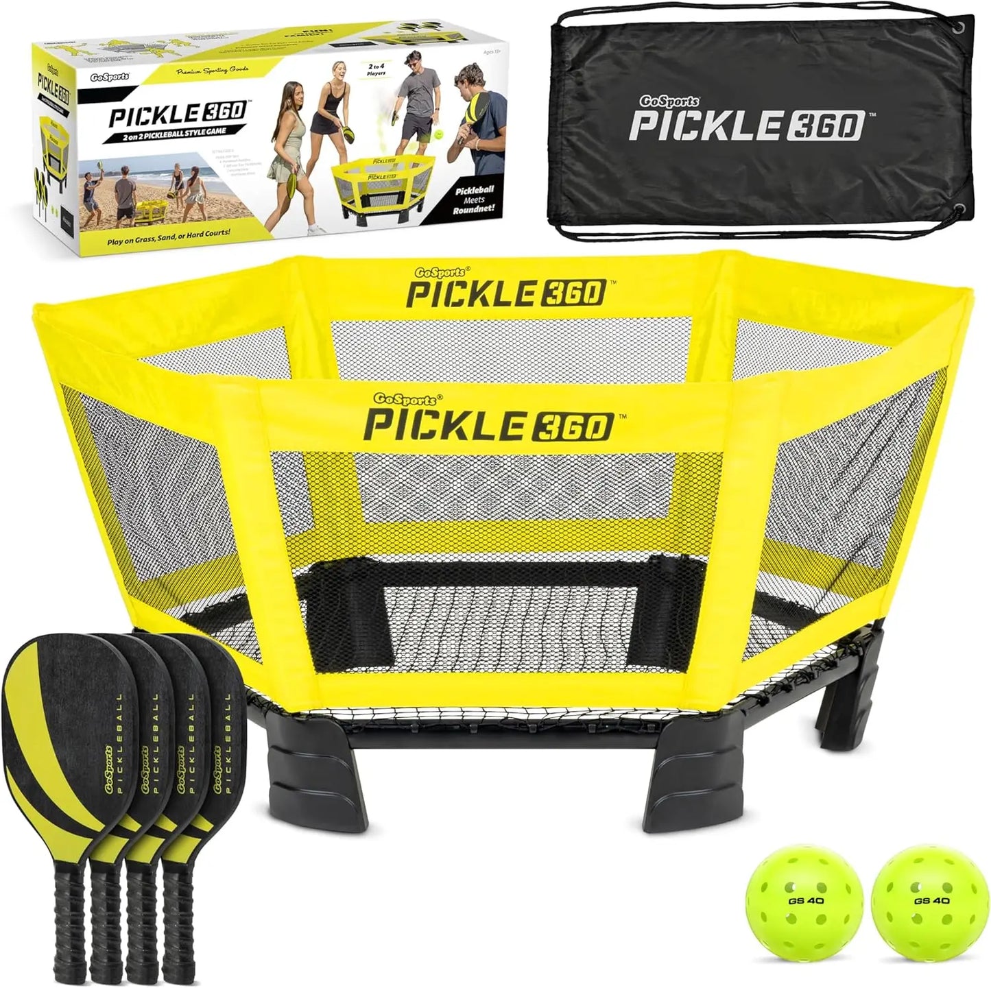 Pickle 360 Paddle Ball Game Set -  Pickleball Without a Court - Kathy's Sporting Goods