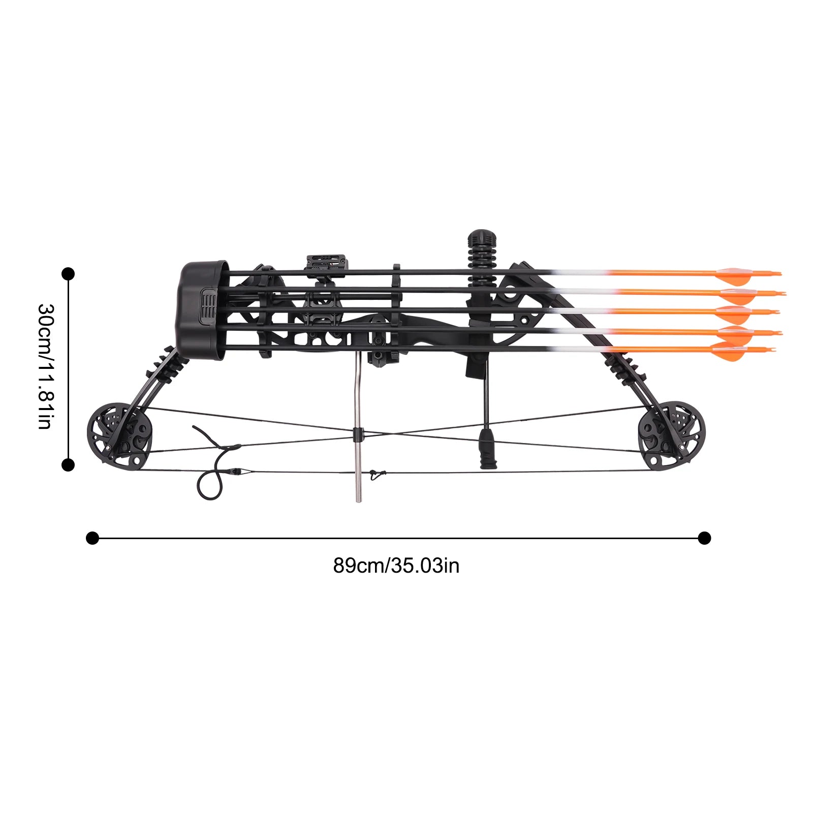 35-70lbs 329fps Adult Compound Bow Kit w/ 12 Arrows - Kathy's Sporting Goods