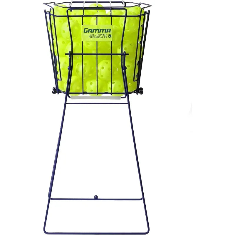 Ball Hopper Pickleball 50 - Pickleball Picker Upper with Unique Basket Shape, Reinforced Side Welds, 50-Ball Capacity - Kathy's Sporting Goods