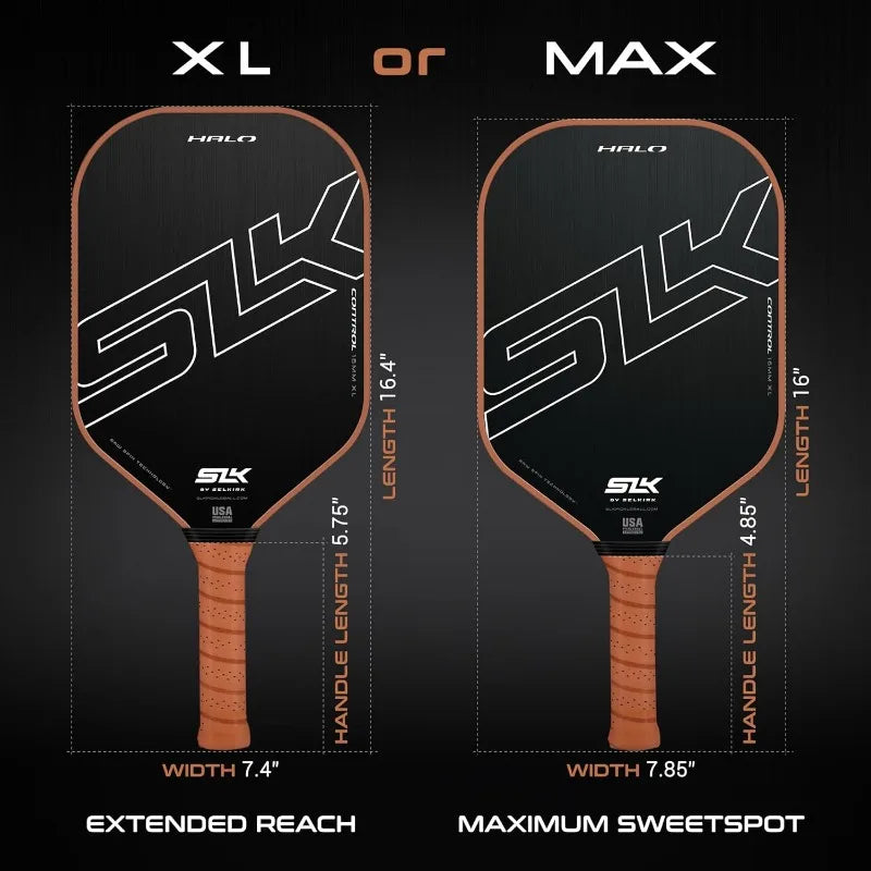 2024 Selkirk SLK Halo Control & Halo Power Pickleball Paddle | Raw Carbon Fiber Pickleball Paddle with a Rev-Core Power Polymer - Kathy's Sporting Goods