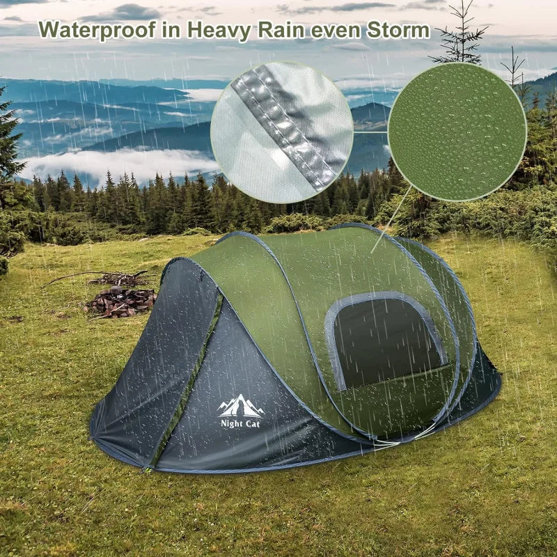 -up Camping Tent: 2 Person Tent Waterproof Instant Easy Setup - Kathy's Sporting Goods