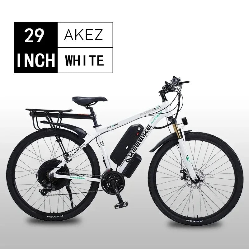 AKEZ Mountain E-bicycle 1000W Motor 48V13AH Lithium battery 21 Speed Urban Commuter Electric bicycle 55KM/H - Kathy's Sporting Goods