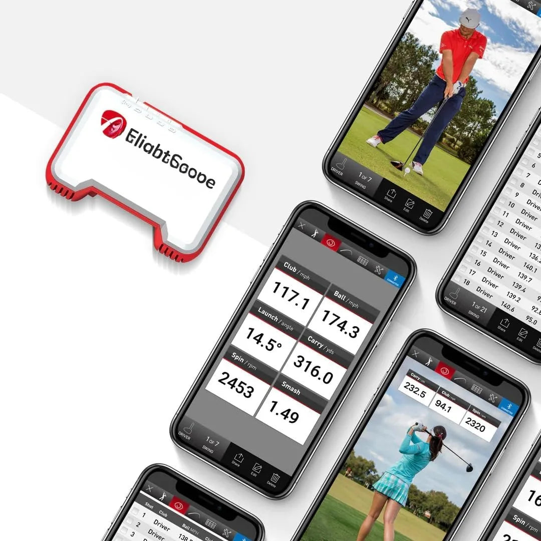 Portable Personal Launch Monitor for Golf，Up to 4 hours on a full charge.Connection Bluetooth - Kathy's Sporting Goods