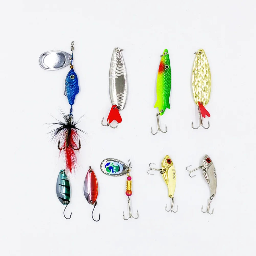 Christmas Countdown 24 Days Fishing Set with Spoons Minnow Crankbait 2024 Fishing Advent Calendar Christmas Gifts for Men