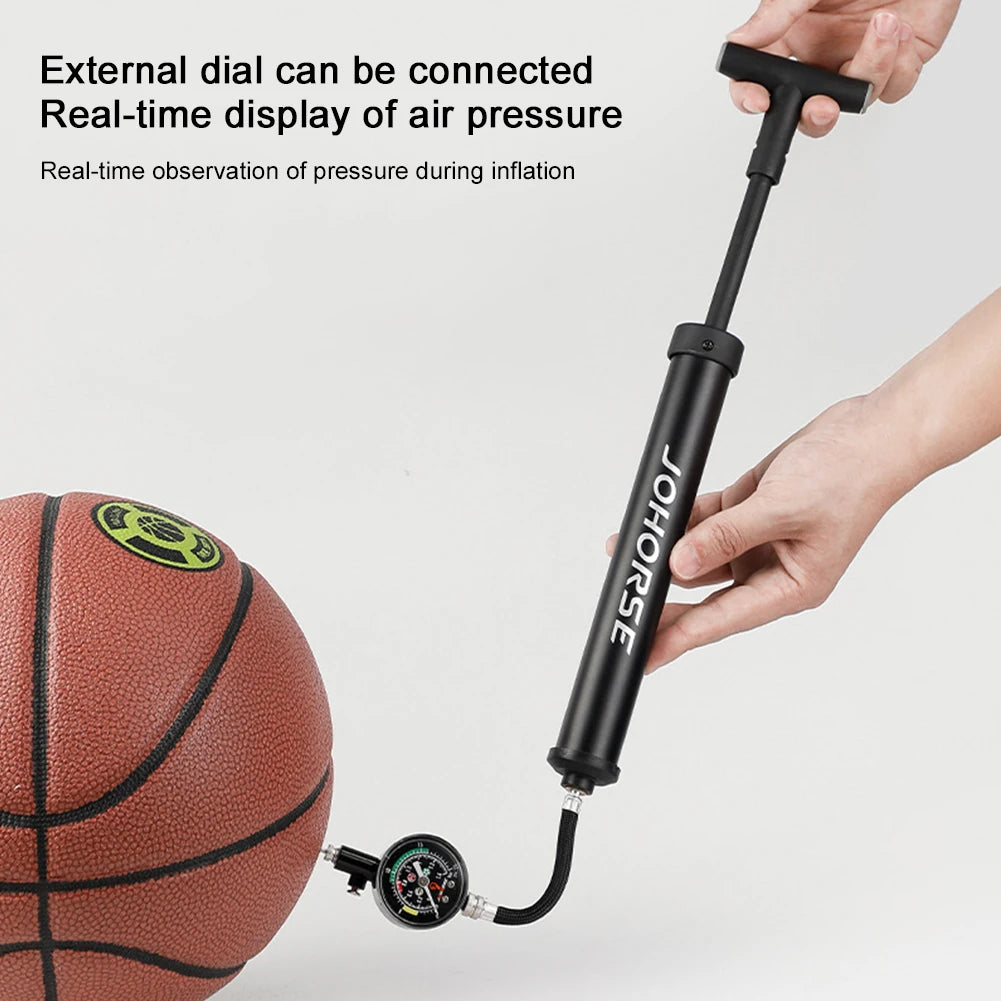 Soccer Pump Inflator Portable Volleyball Pump Compact Sports Ball Pump Multifunction for Basketball Football Volleyball