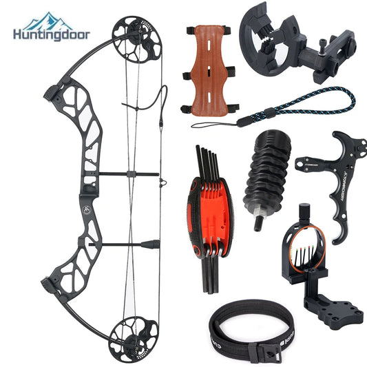 Compound Bow Archery Sets  Adjustable Draw Weight 19-70lbs IBO 320 FPS for Outdoor Hunting Target Shooting Bow Accessories Kit - Kathy's Sporting Goods