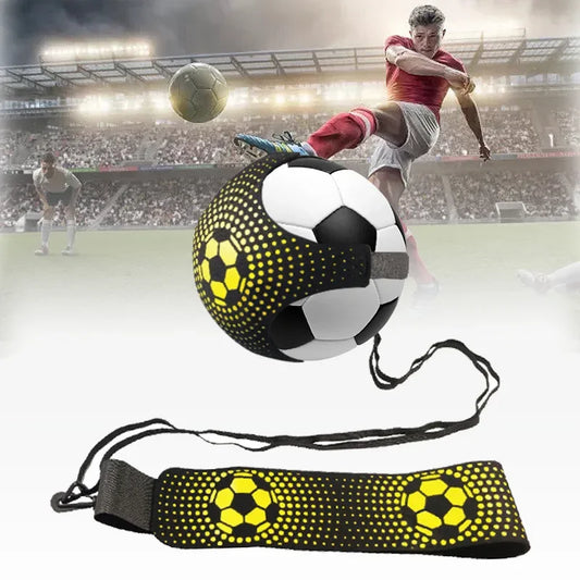 New Soccer training belt Adjustable Football Kick Trainer Soccer Ball Solo Practice Training Equipment Soccer Trainer - Kathy's Sporting Goods