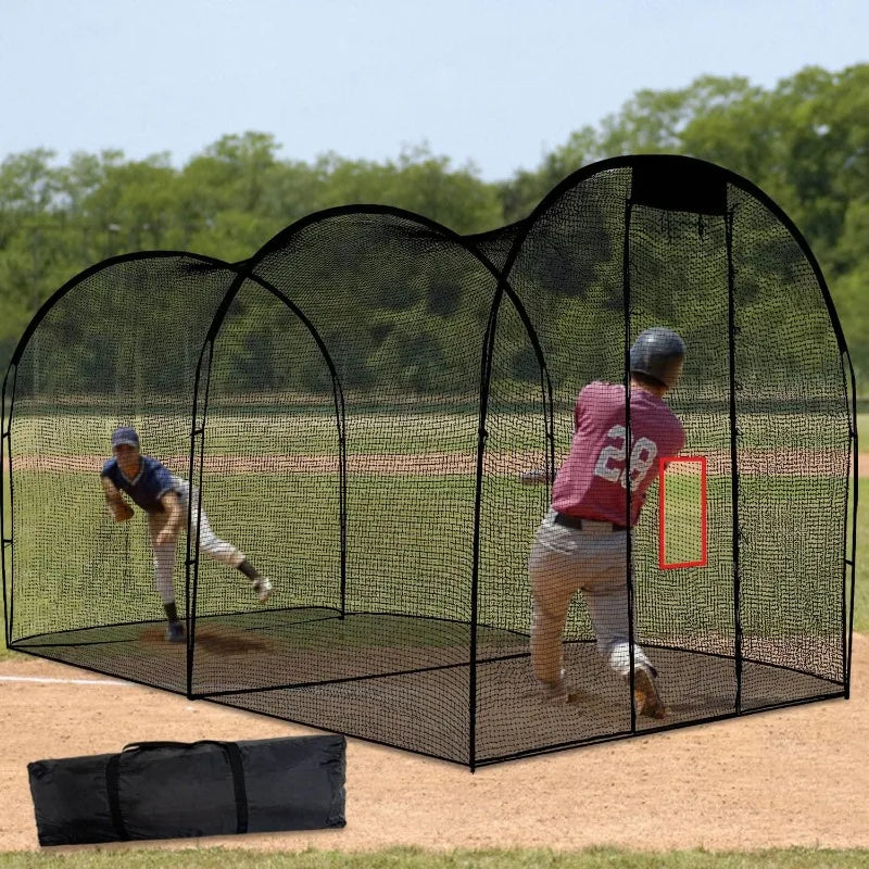 Outdoor Portable Baqseball/Softball Batting Cage Netting for Home, up hitting cage. - Kathy's Sporting Goods