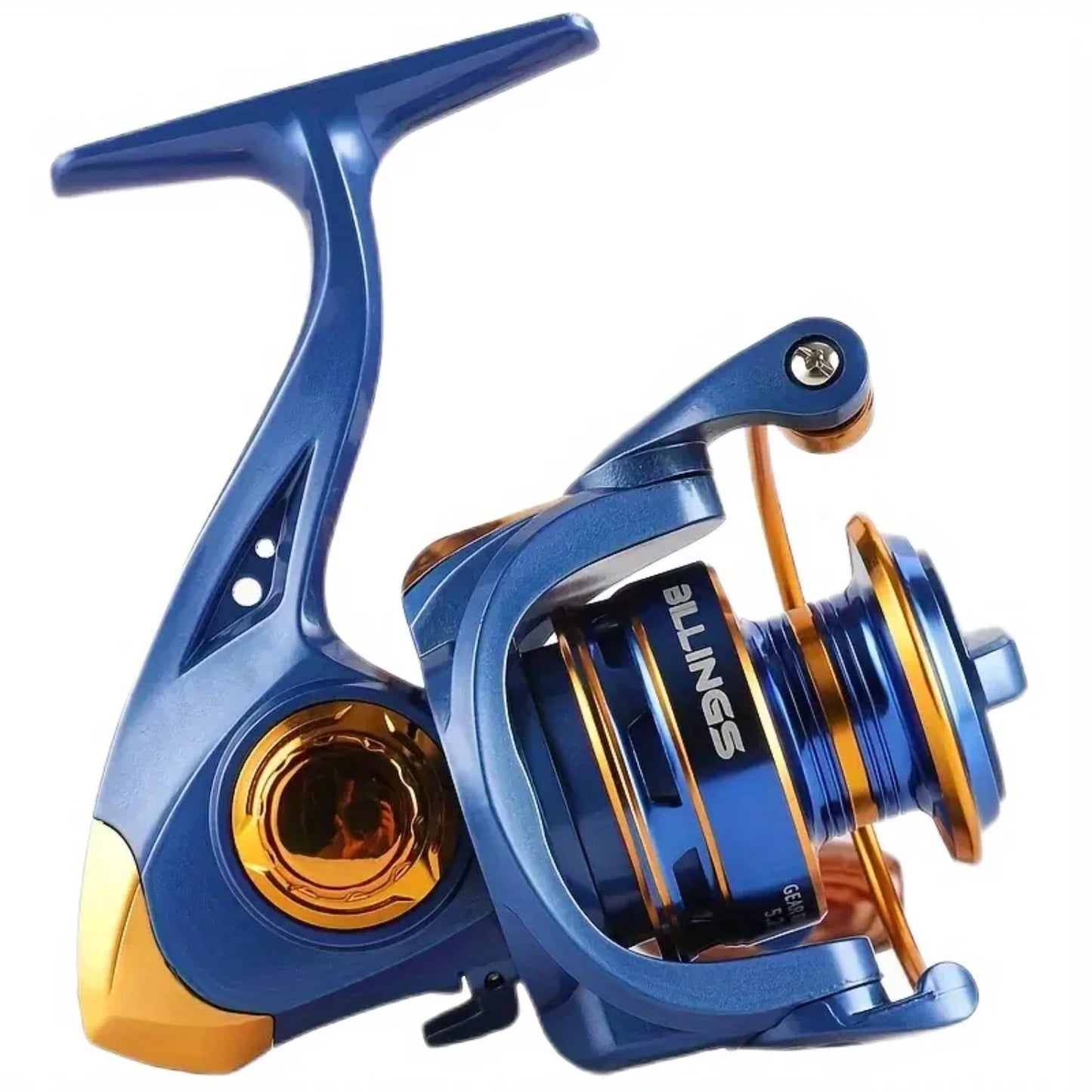 High Performance Ideal Fresh and Saltwater Spinning Fishing Reel - Shallow Spool, 22LB Max Drag, 5.2:1 Gear Ratio -