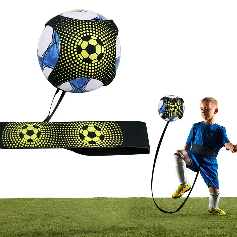 New Soccer training belt Adjustable Football Kick Trainer Soccer Ball Solo Practice Training Equipment Soccer Trainer - Kathy's Sporting Goods