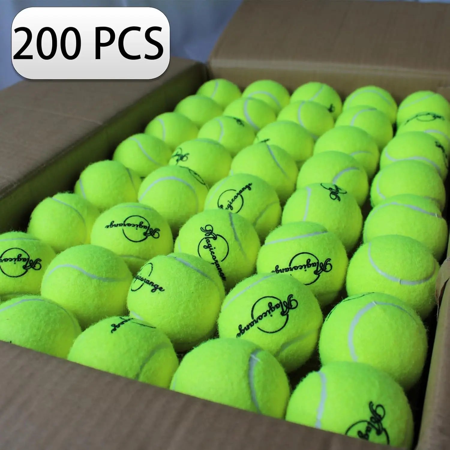 Tennis Balls, 200 Pack Advanced Training Tennis Balls Practice Balls,  Good for Beginner Training Ball - Kathy's Sporting Goods