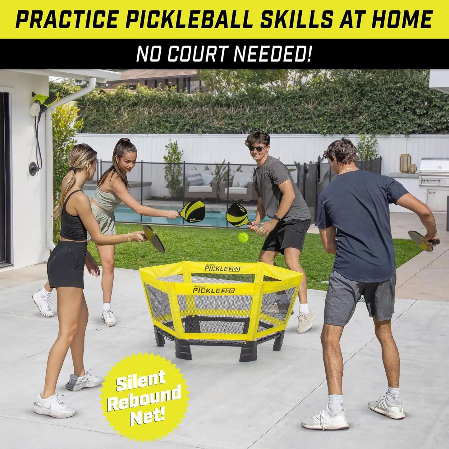 Pickle 360 Paddle Ball Game Set -  Pickleball Without a Court - Kathy's Sporting Goods