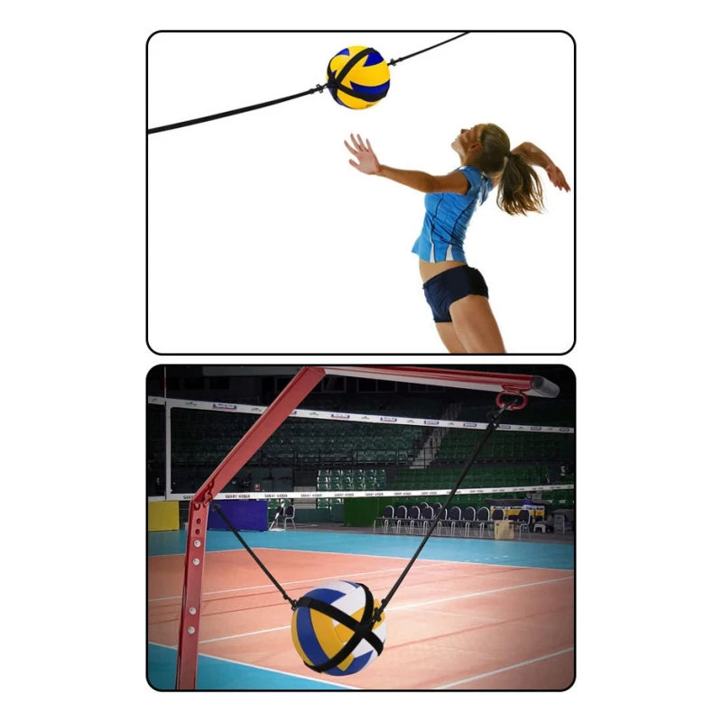 Volleyball Training Equipment Aid Solo Volleyball Trainer Elastic Belt Gifts Setting Improves Serving Playing Tool