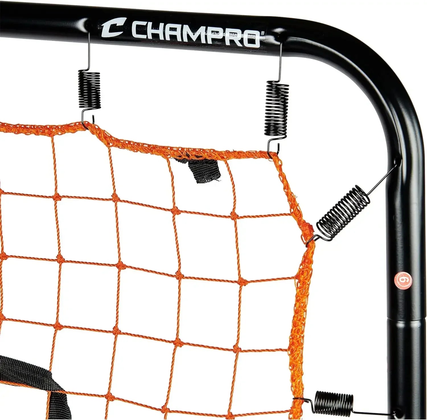 Infinity Pitchback Screen Rebound Net for Baseball/Softball Training, 54"x36", Black/Orange - Kathy's Sporting Goods