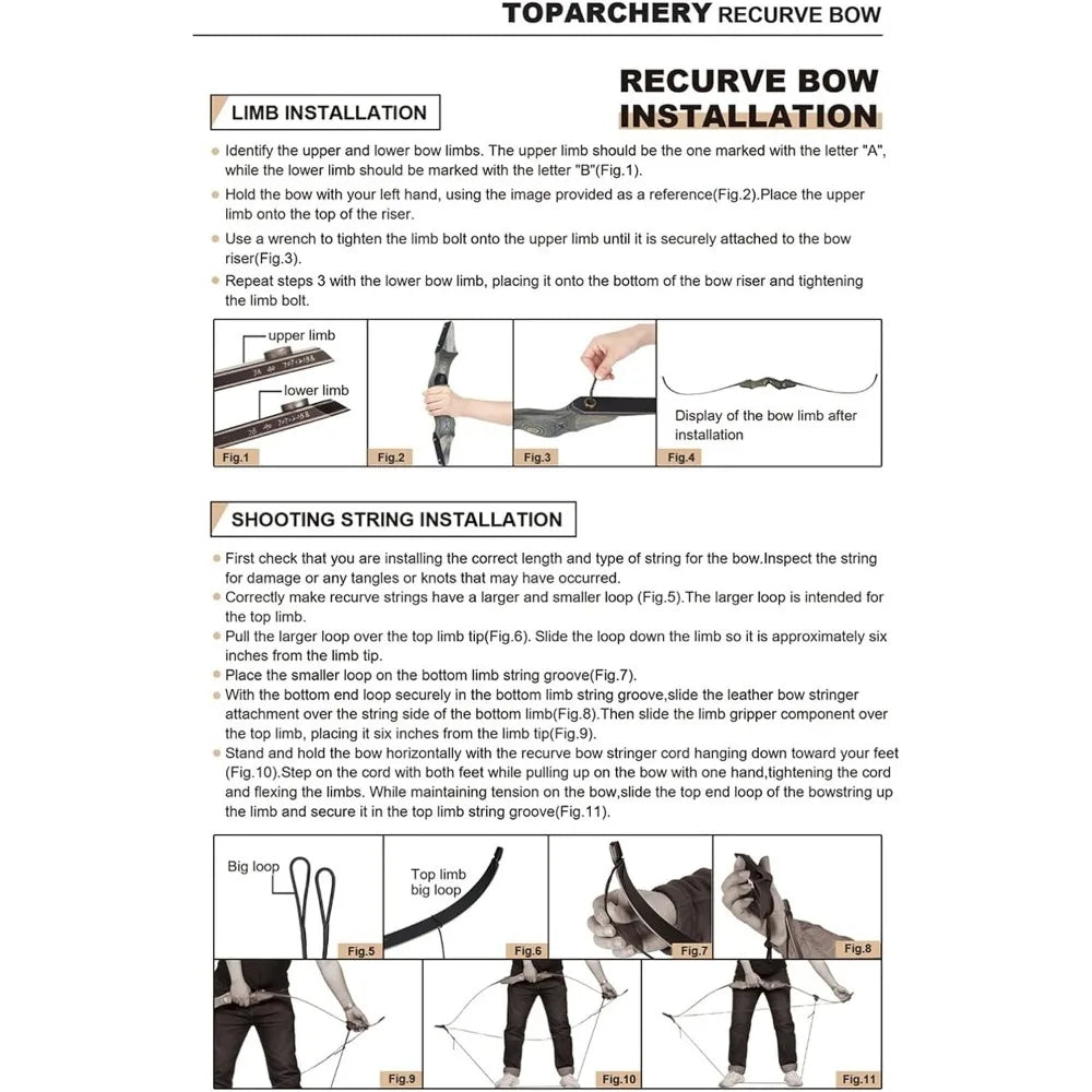 Archery Recurve Bow - Kathy's Sporting Goods