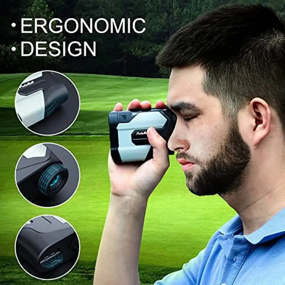 Laser Range Finder 750 Yards Slope Compensation Measure Speed 6X Magnification Hunting Archery Golf Accessory Kit Free Battery - Kathy's Sporting Goods