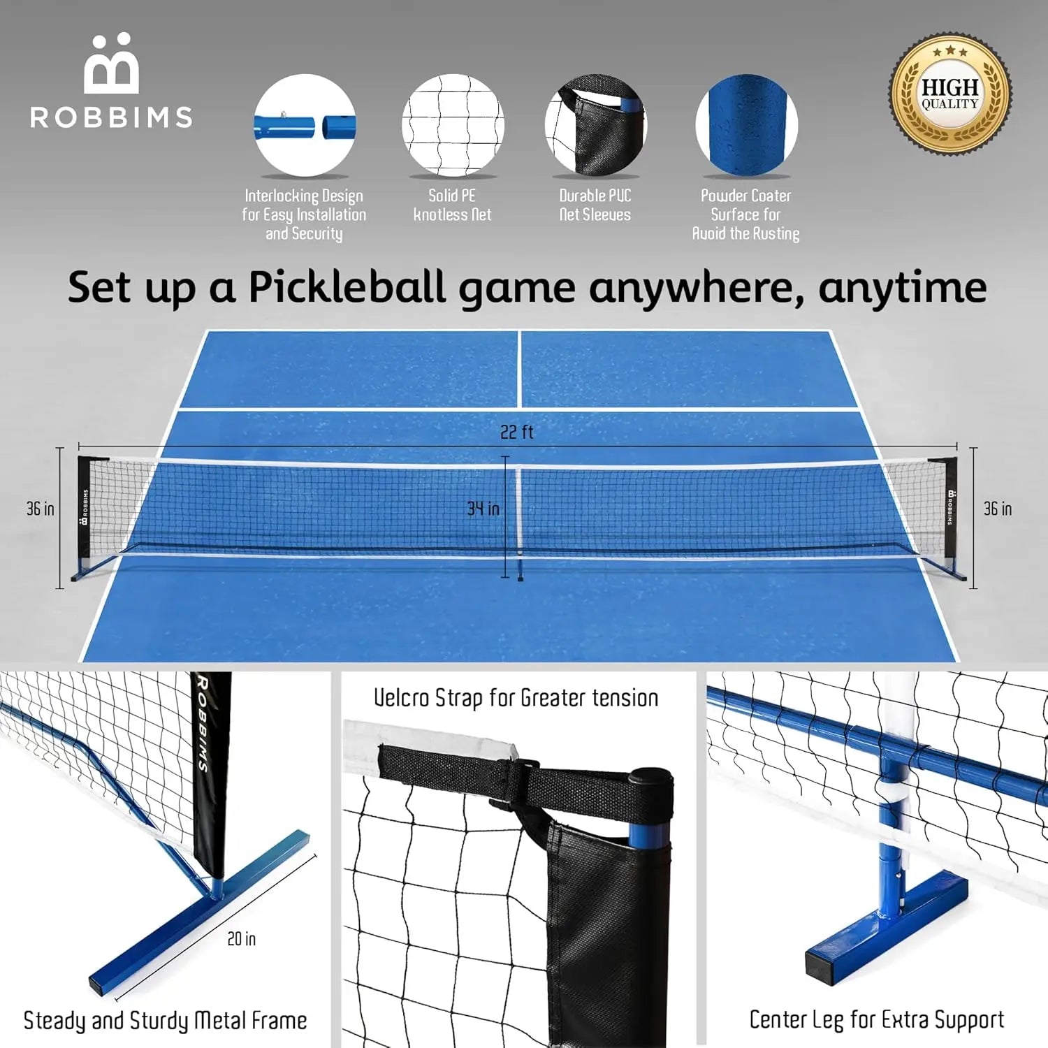 Approved Graphite Paddles, Duffle Bag, Regulation Size Pickleball Net System - Kathy's Sporting Goods