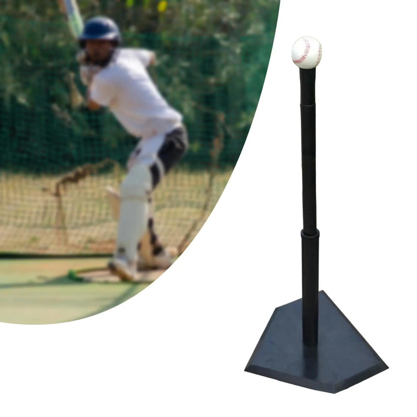 Baseball Batting Tee Practice Accessories Easy to Assemble Hitting Tee - Kathy's Sporting Goods